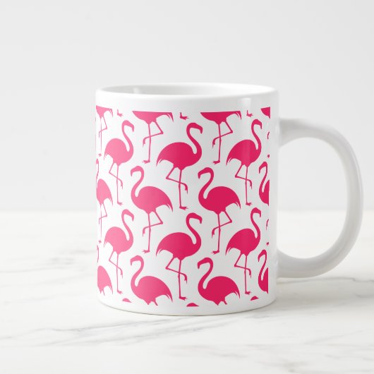 Tasse Géante Flamant rose rose enorme (Droite)