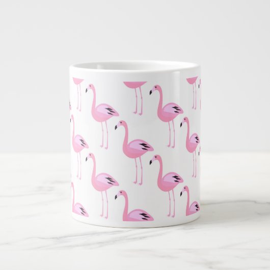 Tasse Géante Flamants roses roses 2 (Devant)