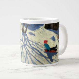 Tasse Géante Flanc de coteau Morzine France d'hiver