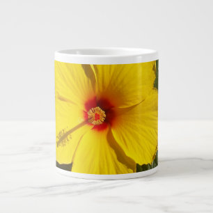Tasse Géante Fleur d'Hibiscus jaune