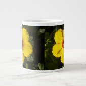 Tasse Géante Fleur d'Hibiscus jaune (Devant)