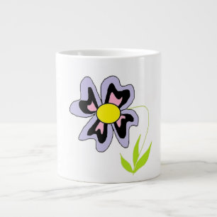 Tasse Géante fleur violette