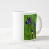 Tasse Géante Fleurs d'iris (Devant droit)