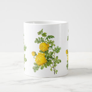 Tasse Géante Fleurs Florales Vintage, Roses Jaunes par Redoute