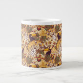Tasse Géante Flore tropicale avec tigre (Devant)