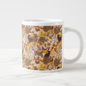 Tasse Géante Flore tropicale avec tigre (Droite)