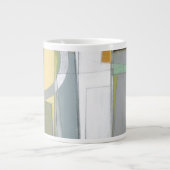 Tasse Géante Formes géométriques Abstraites colorées (Devant)