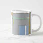 Tasse Géante Formes géométriques Abstraites colorées (Droite)