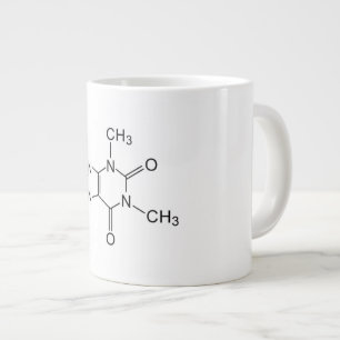 Tasse Géante formule chimique café élément chimie du café