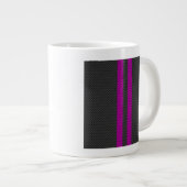 Tasse Géante Frappes de course Fuchsia en fibre de carbone (Devant droit)