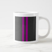 Tasse Géante Frappes de course Fuchsia en fibre de carbone (Droite)