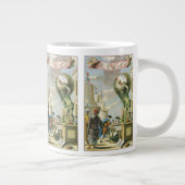 Tasse Géante Frontispice d'atlas d'époque baroque Globe terrest (Droite)