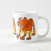 Tasse Géante Funky Amoeba Design Jumbo Mug! (Droite)