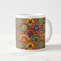 Funky Retro couleur Motif Mandala
