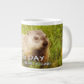 Tasse Géante Gardez l'esprit de la fête des marmottes, salope (Devant droit)