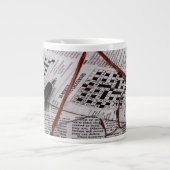 Tasse Géante Génie de mots croisé (Devant)