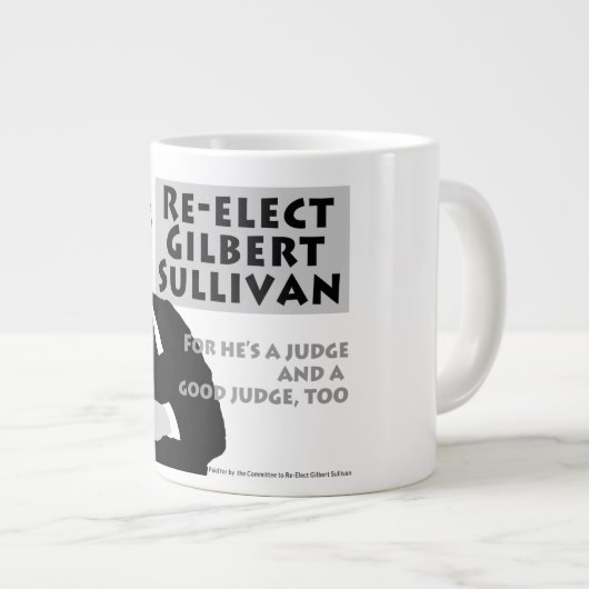 Tasse Géante Gilbert Sullivan (Devant droit)