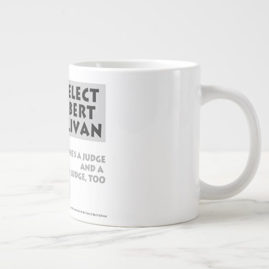 Tasse Géante Gilbert Sullivan (Droite)