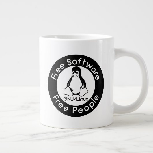 Tasse Géante GNU/Linux (Droite)