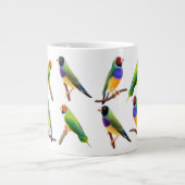 Tasse Géante Gouldian Finch Log (Devant)