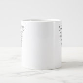 Tasse Géante Graphisme Une tranche de Pi (Devant)
