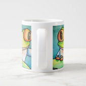 Tasse Géante Grenouille d'arbre de Dina (double image) Jumbo Mu (Dos)