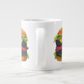 Tasse Géante Hamburger de luxe double au fromage (Dos)