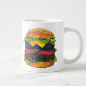 Tasse Géante Hamburger de luxe double au fromage (Droite)