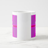 Tasse Géante Have Your Keep Calm Text on Pink Union Jack (Devant)