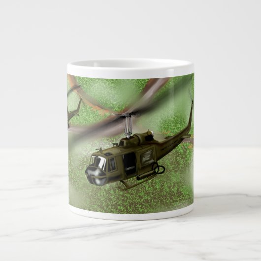 Tasse Géante Hélicoptère Huey (Devant)