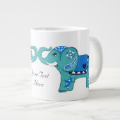 Tasse Géante Henna Elephant (Devant droit)