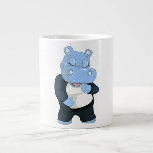 TASSE GÉANTE HIPPO BLEU CUT