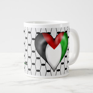 Tasse Géante I Heart Palestine