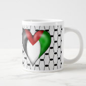 Tasse Géante I Heart Palestine (Droite)