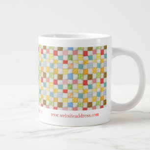 TASSE GÉANTE ID ENTREPRISE CRAZY QUILT