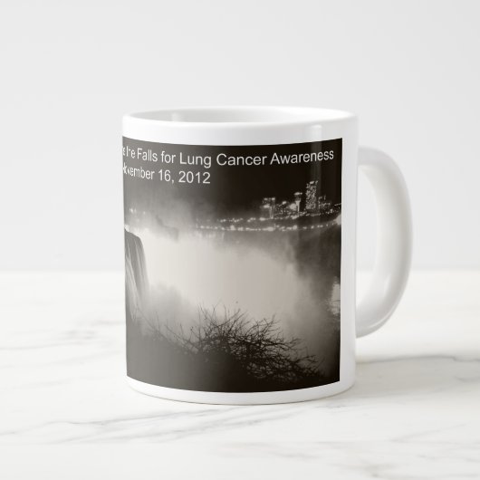 Tasse Géante Illuminez les automnes pour la conscience de (Devant droit)