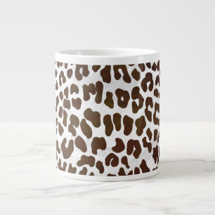 Tasse Géante Impression de chocolat léopard