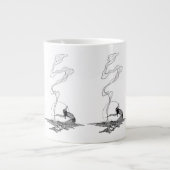 Tasse Géante Indien dans sa solitude par NC Wyeth Western Vinta (Devant)