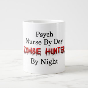 Tasse Géante Infirmière psychiatrique/chasseur zombie