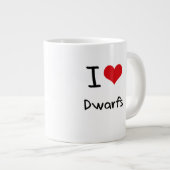 Tasse Géante J'aime des nains (Devant droit)