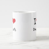 Tasse Géante J'aime des nains (Devant)