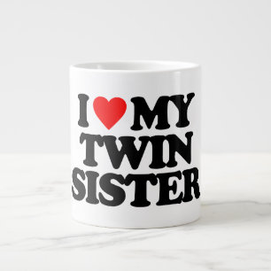 TASSE GÉANTE J'AIME MA SOEUR DOUCE