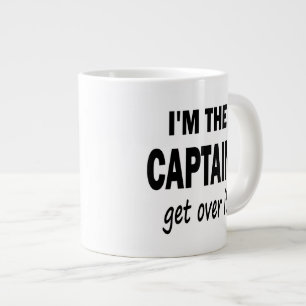 Tasse Géante Je suis le capitaine. Surveillez-vous !