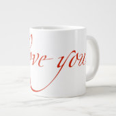 Tasse Géante Je t'aime (Devant droit)