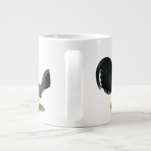 Tasse Géante Jeu gris Paire (Dos)
