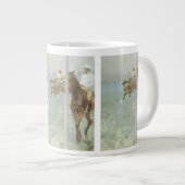 Tasse Géante Jockeys avant la course par Edgar Degas (Devant droit)