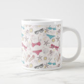 Tasse Géante Joli Motif Abstrait d'été (Droite)
