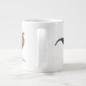 Tasse Géante Joli Rooster d'alerte (Dos)