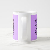 Tasse Géante Jolie couleur solide Lilac (Dos)