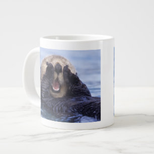 Tasse Géante Jolie loutre de mer Alaska, États-Unis